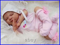 Studio-Doll Baby GIRL reborn Quinlyn by Bonnie Brown & Adrie Stoete 20 inch