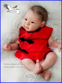 Studio-Doll Baby Reborn Asian GIRL Jiali by Adrie Stoete so real
