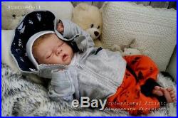Studio-Doll Baby Reborn BOY CHARLEE by SANDY FABER like real baby