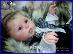 Studio-Doll Baby Reborn BOY olive by PING LAU so real BABY 21' full body