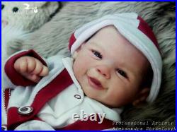 Studio-Doll Baby Reborn boy VIVIENNE by SANDY FABER like real baby