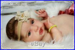 Studio-Doll Baby Reborn girl GERTIE by Laura Lee Eagles 22' L. Edt