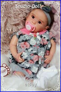 Studio-Doll Baby Reborn girl MIA by LINDA MURRAY 22' so real