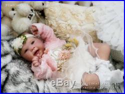 Studio-Doll Baby Reborn girl NALA by SANDY FABER like real baby 22inch