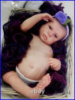 Studio-Doll Baby baby Girl CLARA by EVA BRILLI 18 inch ROOTED HAIR