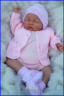 Stunning Reborn Baby Girl Doll Sleeping Princess Outfit S801