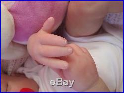 Sunbeambabies Donna Rubert Gemma Reborn Baby Doll/gift Bag /soft Silicone Vinyl