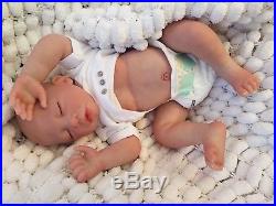 Sunbeambabies Lifelike Child`s 1st Reborn Baby Doll Soft N Squishy & Belly Plate