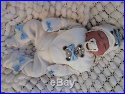 Sunbeambabies Lifelike Child`s 1st Reborn Baby Doll Soft N Squishy & Belly Plate