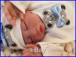 Sunbeambabies Lifelike Child`s 1st Reborn Baby Doll Soft N Squishy & Belly Plate