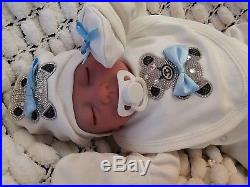 Sunbeambabies Lifelike Child`s 1st Reborn Baby Doll Soft N Squishy & Belly Plate