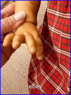 Sweet Afro American Reborn Girl Doll ELLIE By Irina Kaplanskya LE COA