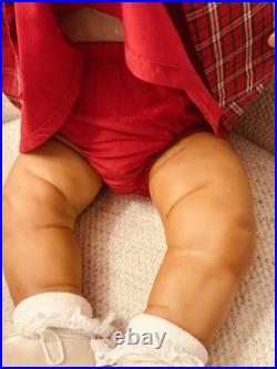 Sweet Afro American Reborn Girl Doll ELLIE By Irina Kaplanskya LE COA