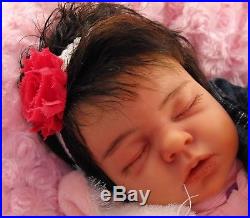 Sweet Girls Sleeping Realistic Lifelike vinyl Reborn Newborn Baby Doll Noah Kit