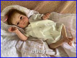 Sweet Reborn Baby GIRL Doll BELLA was Tink Bonnie Brown COMPLETED Baby