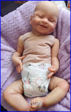 Sweet Smiling Reborn Baby Girl Mayla by Sabrina Hergarten