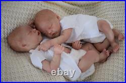 TWINS Baby Dolls Lifelike Full Body Sillicone Reborn Sleeping Baby 18 Inches TWINS Baby Dolls Lifelike Full Body Sillicone Reborn Sleeping Baby 18 Inches