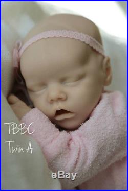 TWIN A by Bonnie Brown New Reborn Baby Doll Kit (Free Half Belly Plate) @ 17