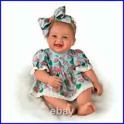 The Ashton-Drake Galleries Sweet Summer Smiles Baby Doll by Ping Lau 16.5