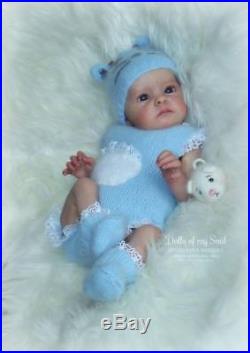 Tink By Bonnie Brown Reborn Baby Doll Kit @18@Tummy Plate & Suede Body Included