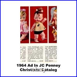 Tiny Pebbles Flintstone Doll 12 By Ideal From 1964