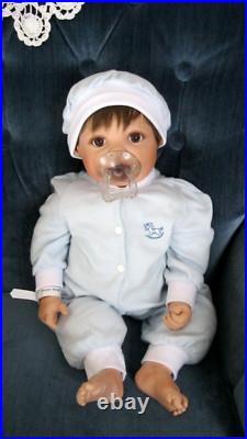 Turner Doll Inc. 1998 Baby Boy Vinyl/Cloth Doll, 20 In Box