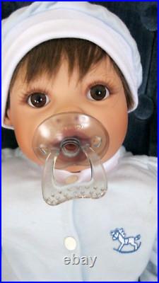 Turner Doll Inc. 1998 Baby Boy Vinyl/Cloth Doll, 20 In Box