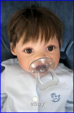 Turner Doll Inc. 1998 Baby Boy Vinyl/Cloth Doll, 20 In Box