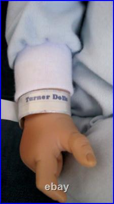Turner Doll Inc. 1998 Baby Boy Vinyl/Cloth Doll, 20 In Box