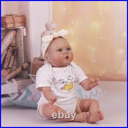 Twins Reborn Baby Dolls Handmade Vinyl Silicone Soft Lifelike Newborn Doll Gift