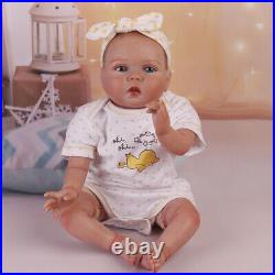 Twins Reborn Baby Dolls Handmade Vinyl Silicone Soft Lifelike Newborn Doll Gift