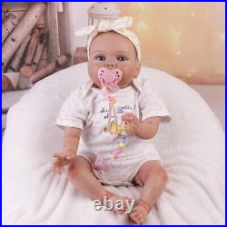 Twins Reborn Baby Dolls Handmade Vinyl Silicone Soft Lifelike Newborn Doll Gift