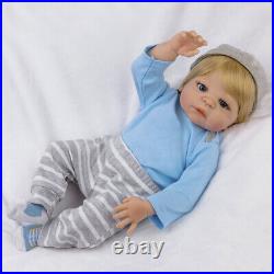 Twins Reborn Baby Dolls Realistic Newborn Doll Full Body Vinyl Silicone Reborns