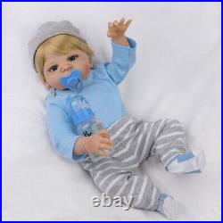 Twins Reborn Baby Dolls Realistic Newborn Doll Full Body Vinyl Silicone Reborns