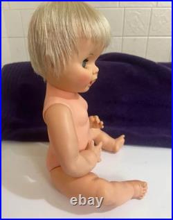 Two Vintage 1960's Sayco Thirstee Clone Dolls 23 Toddler/ 18 Baby Sisters Set Two Vintage 1960's Sayco Thirstee Clone Dolls 23 Toddler/ 18 Baby Sisters Set