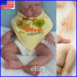 Unpainted Full Solid Soft Silicone Vinyl Reborn Kit for Alive Reborn Baby Dolls