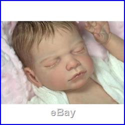 Unpainted Full Solid Soft Silicone Vinyl Reborn Kit for Alive Reborn Baby Dolls