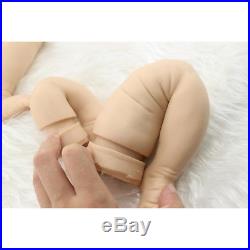 Unpainted Full Solid Soft Silicone Vinyl Reborn Kit for Alive Reborn Baby Dolls