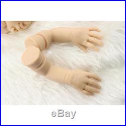 Unpainted Full Solid Soft Silicone Vinyl Reborn Kit for Alive Reborn Baby Dolls