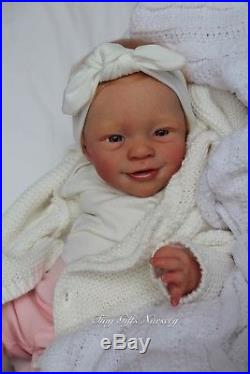 VERY Rare SOLE Reborn Baby Doll Sunny By Joanna Kazmierczak Tiny Gifts Nursery
