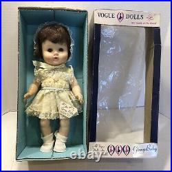 VINTAGE VOGUE GINNY DOLL 12 Baby Brunette W / BOX