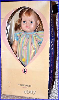 VOGUE BABY DEAR DOLL, 1960 VOGUE TOO DEAR 17 MIB BABY DEAR Toddler withWT & BOX