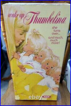 VTG THUMBELINA DOLL IDEAL TOY CO. 1976 WAKE-UP DOLL New In Box