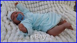 Very Low Stock, Silicone Vinyl Reborn Baby Boy Doll /gift Bag By Sunbeambabies