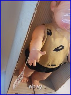 Vintage 1960's Ideal 12 Tiny Pebbles Flintstone Vinyl Doll withBox