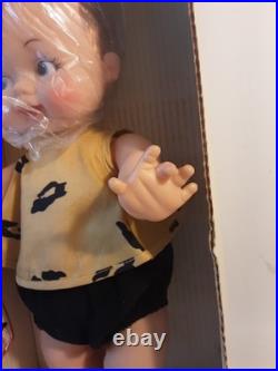 Vintage 1960's Ideal 12 Tiny Pebbles Flintstone Vinyl Doll withBox Vintage 1960's Ideal 12 Tiny Pebbles Flintstone Vinyl Doll withBox