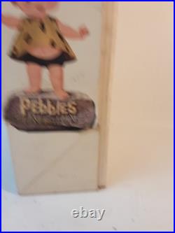 Vintage 1960's Ideal 12 Tiny Pebbles Flintstone Vinyl Doll withBox