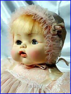 Vintage 1962 Madame Alexander KITTEN 18 Baby Doll in Original Tagged Outfit