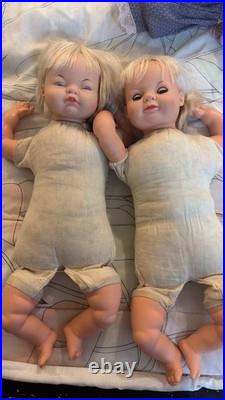 Vintage 1962 Nasco Happy & Nappy Baby Doll Set 17 Hard to find