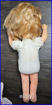 Vintage 1980 Mattel 15 Love N Touch Real Sister & 1979 12 Baby